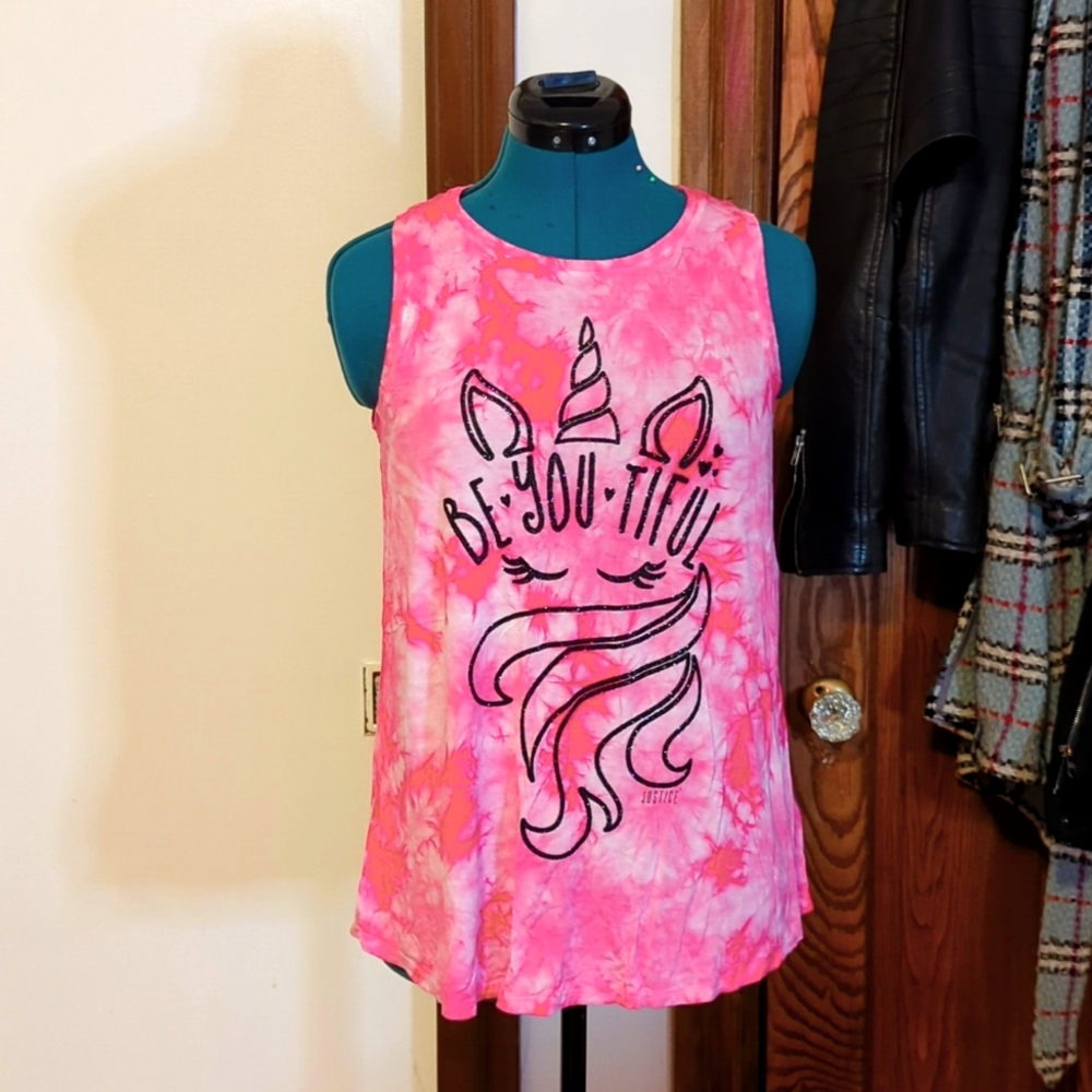 Tie Dye Unicorn Tank Top